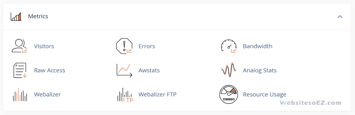 cpanel metrics