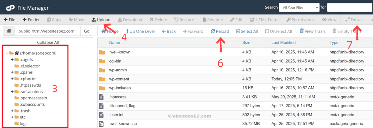 cpanel File Manager