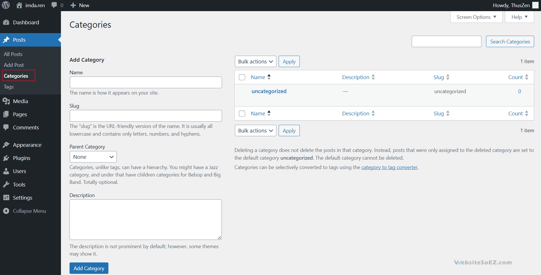 WordPress Post set