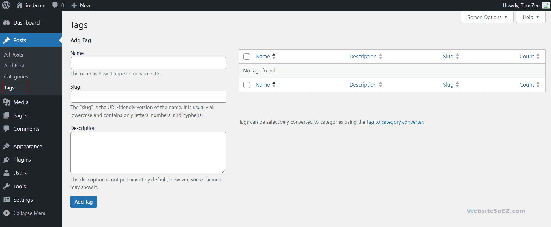 WordPress Post set