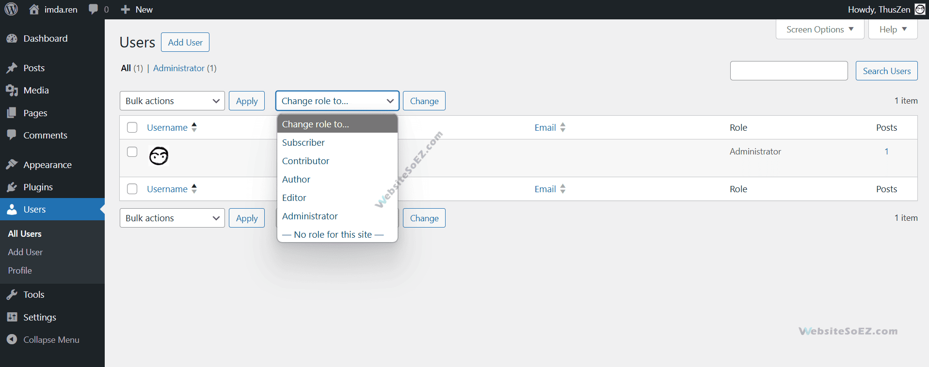 WordPress User Management: