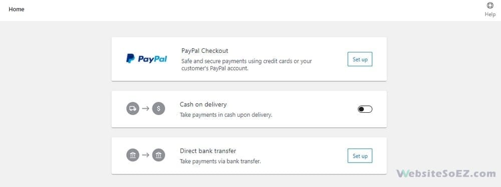 WooCommerce Setup Wizard