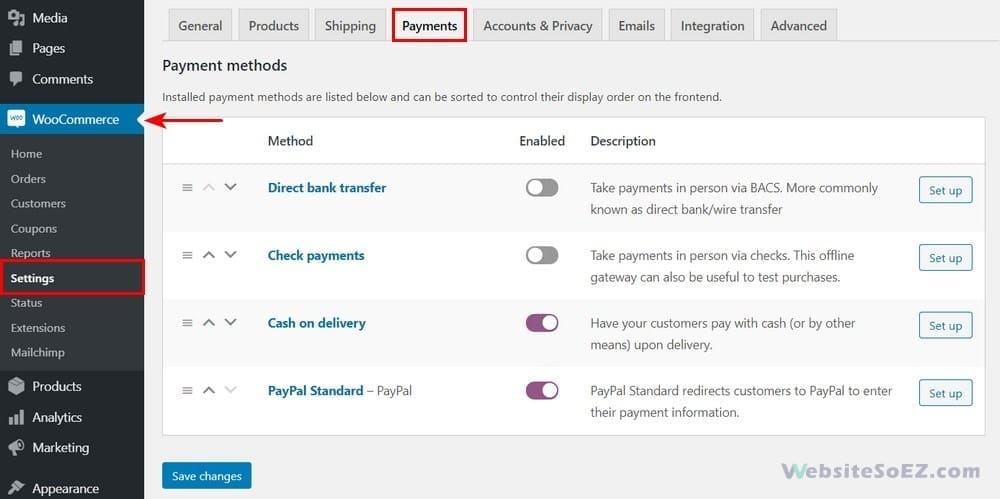 WooCommerce Setup Wizard