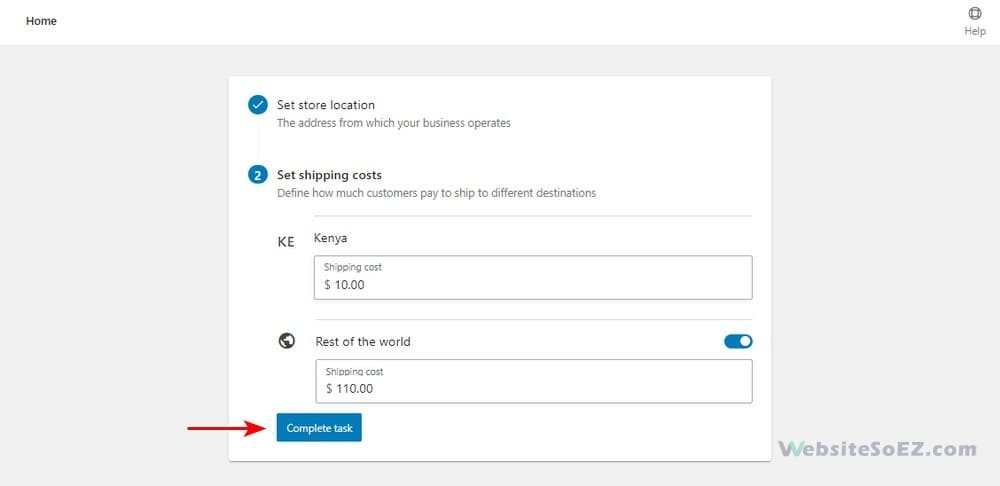 WooCommerce Setup Wizard